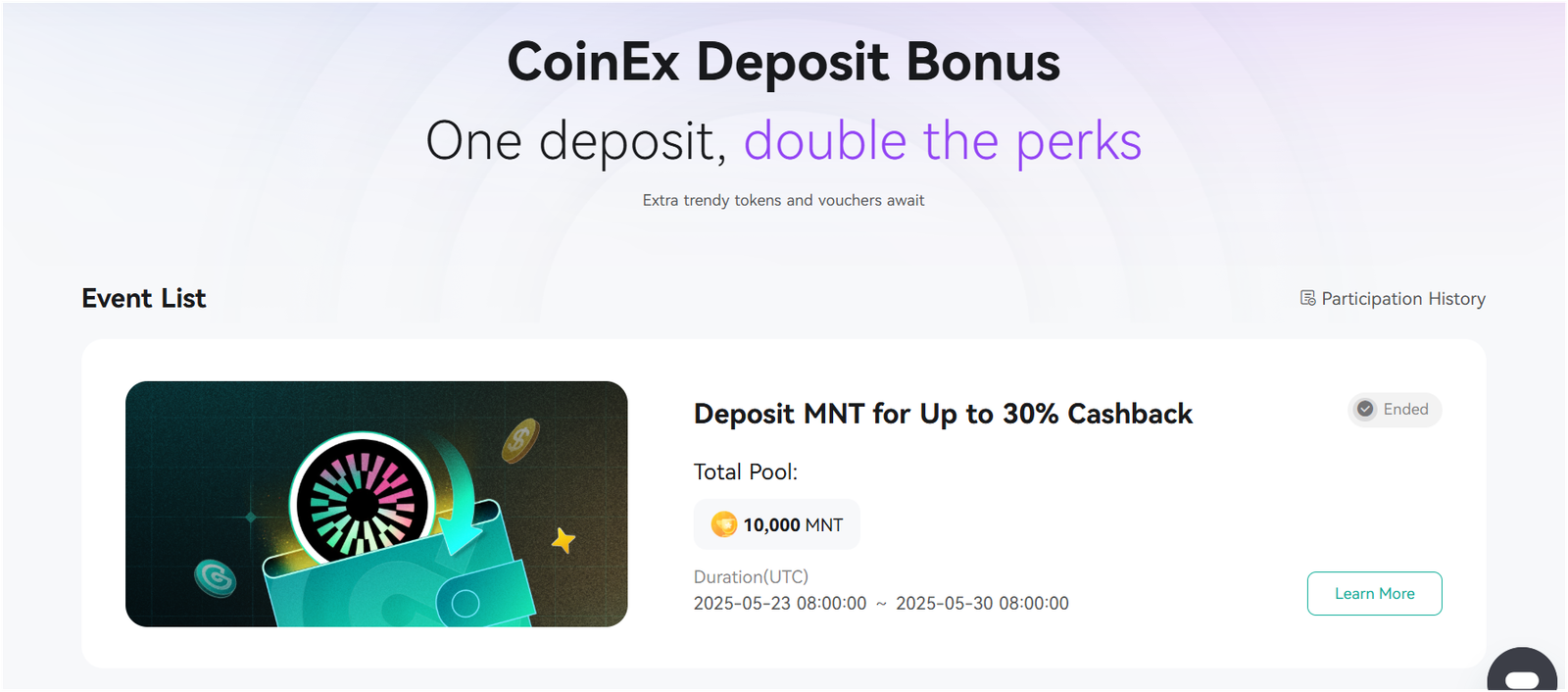 CoinEx sign up bonus